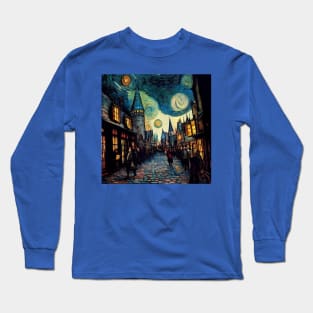 Starry Night in Diagon Alley Long Sleeve T-Shirt